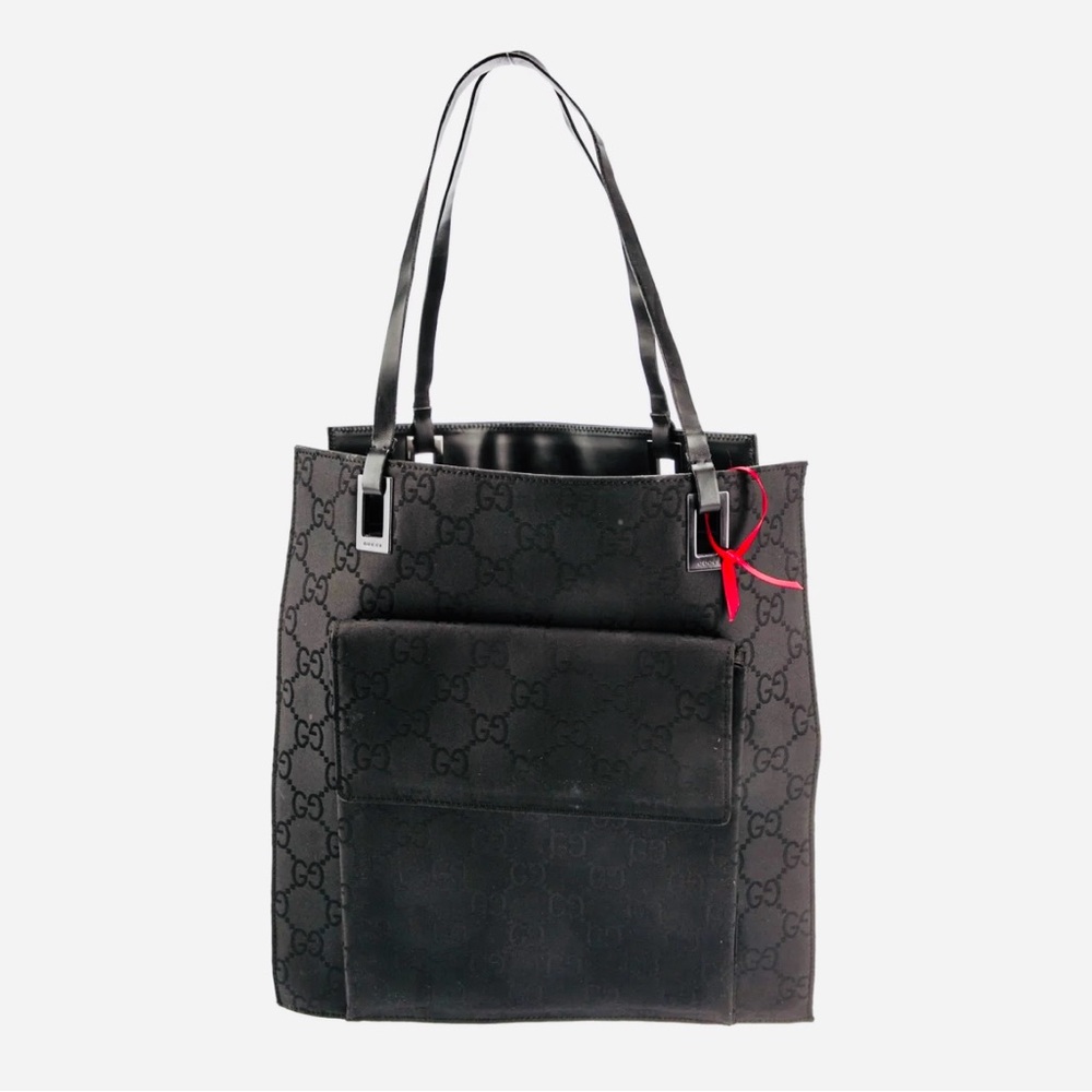 Gucci Black Monogram Tote - Picture 3 of 15